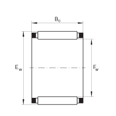 滾針及保持架組件 K60X68X23, 根據 DIN 5405-1/ISO 3030 標準