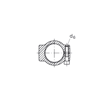液壓桿端軸承 GIHRK70-DO, 根據(jù) DIN ISO 12 240-4 標(biāo)準(zhǔn)，帶右旋螺紋夾緊裝置，需維護(hù)